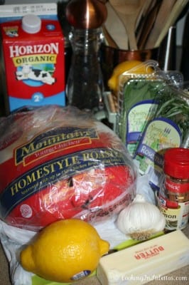 Lemon and Milk Braised Chicken - Ingredients