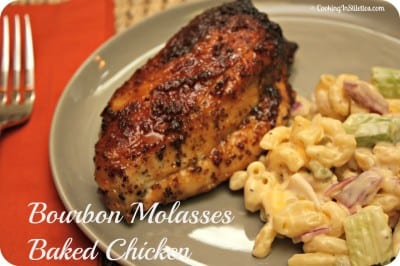 Stonewall Kitchen Bourbon Molasses Baked Chicken