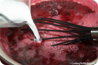 Blackberry Vanilla Syrup - Cornstarch