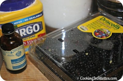 Blackberry Vanilla Syrup - Ingredients