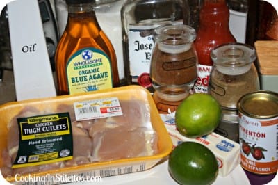 Grilled Ancho Tequila Chicken - Ingredients Grilled Ancho Tequila Chicken - Ingredients