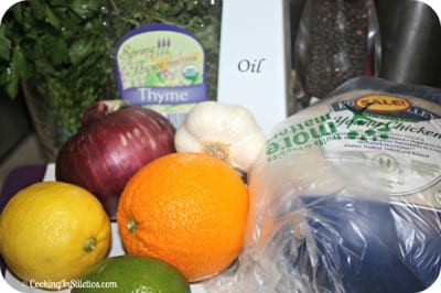 Citrus Roasted Chicken - Ingredients