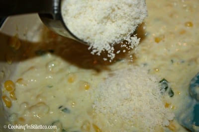 Parmesan Creamed Corn - Cheese