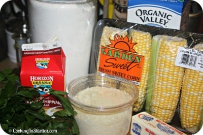 Parmesan Creamed Corn - Ingredients