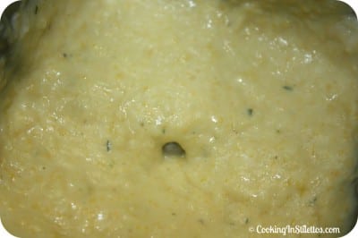 Parmesan Creamed Corn - Puree