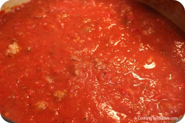 Stuffed Shells with Homemade Tomato Sauce - Time to Simmer the Sauce | Cooking In Stilettos