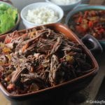 Machaca aka Slow Cooker Beef Brisket | Cooking In Stilettos