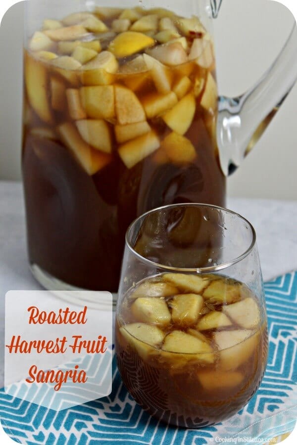 Roasted Harvest Fruit Sangria | Cooking In Stilettos