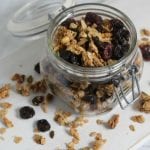 Cherry Almond Granola | CookingInStilettos.com