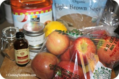 Spiced Apple Butter - Ingredients