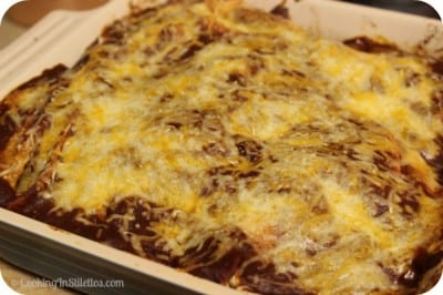 Turkey and Cheese Enchiladas - Hot From The Oven