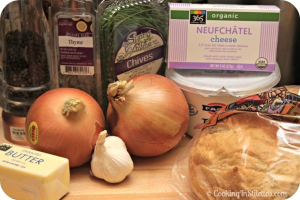 Caramelized Onion Dip - Ingredients | Cooking In Stilettos
