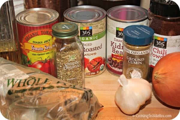 Italian Sausage Chili - Ingredients | Cooking In Stilettos