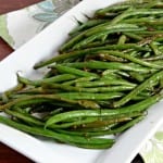 Honey Ginger Green Beans | CookingInStilettos.com