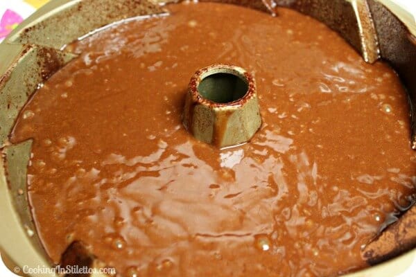Chocolate Stout Bundt Cake - Cake Batter | Cooking In Stilettos