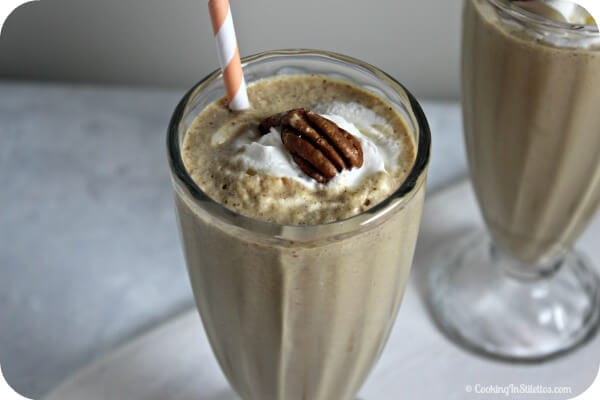 Bourbon Pecan Pie Milkshake | Cooking In Stilettos