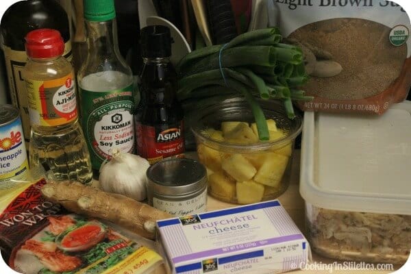Kalua Pork Wontons - Ingredients | Cooking In Stilettos
