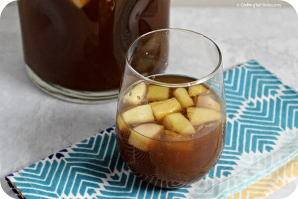 Roasted Harvest Fruit Sangria | Cooking In Stilettos