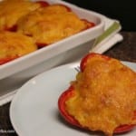 Cheesy Polenta Stuffed Peppers