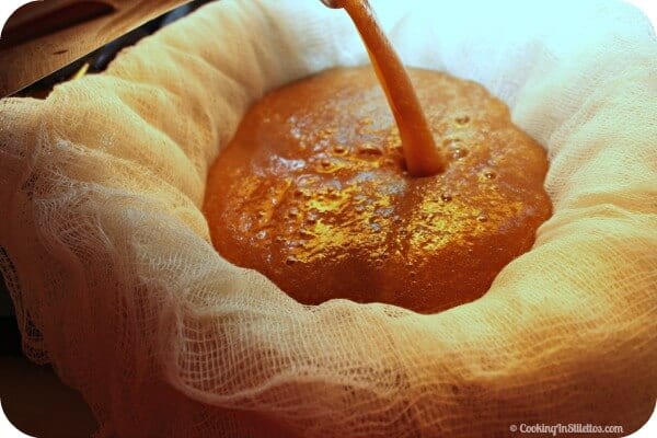 Homemade Apple Cider - Time to Drain | Cooking In Stilettos