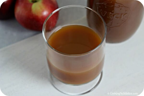 Making Homemade Apple Cider couldn't be easier - one sip of this freshly made cider and you will never buy store-bought again. This Homemade Apple Cider recipe from CookingInStilettos.com shows you how | Cooking In Stilettos