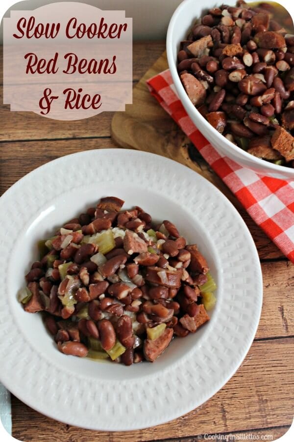 Crockpot Red Beans and Rice Recipe - The Cookie Rookie®