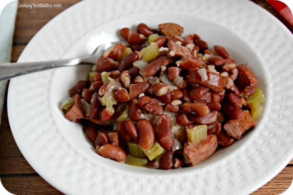 Slow Cooker Red Beans and Rice | Cooking In Stilettos