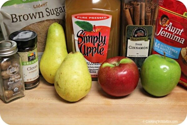 Roasted Pear and Apple Syrup - Ingredients | Cooking In Stilettos