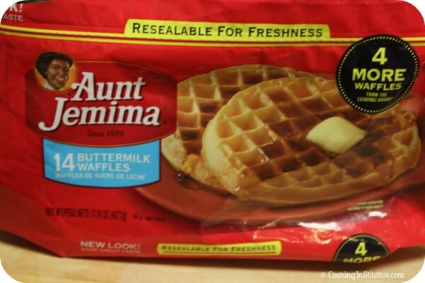 Roasted Pear and Apple Syrup - Aunt Jemima Waffles | Cooking In Stilettos