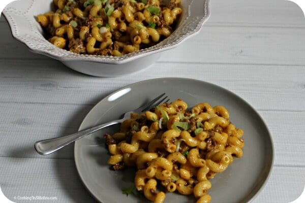 Bacon Cheddar Beef Pasta | Cooking In Stilettos