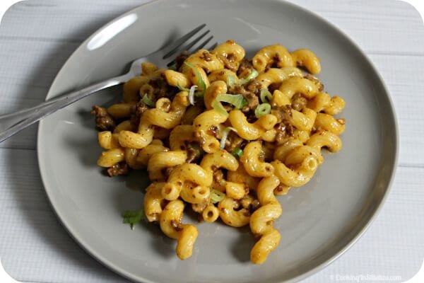 Bacon Cheddar Beef Pasta | Cooking In Stilettos