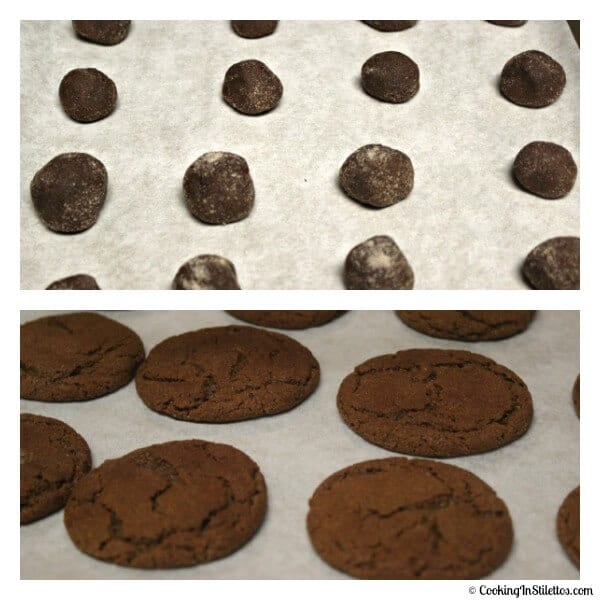 Ginger Snaps -Before and After The Oven | Cooking In Stilettos