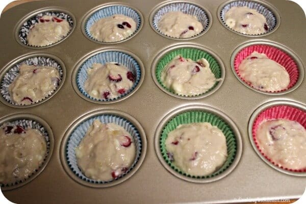 Banana Cranberry White Chocolate Muffins - Ready to Bake | Cooking In Stilettos