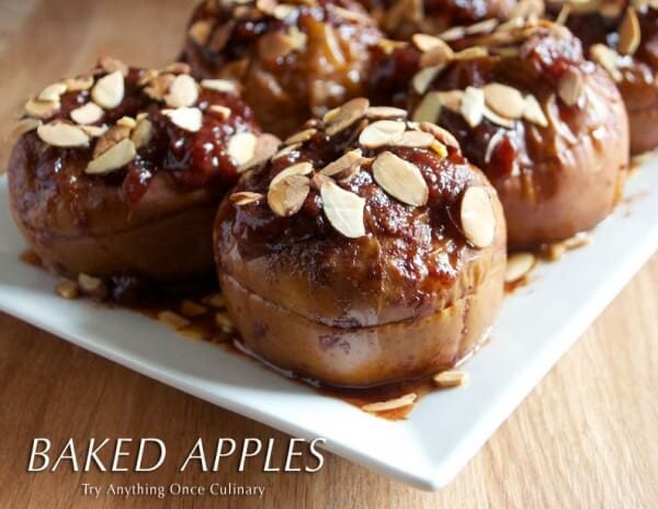 Baked Apples from Try Anything Once | Cooking In Stilettos