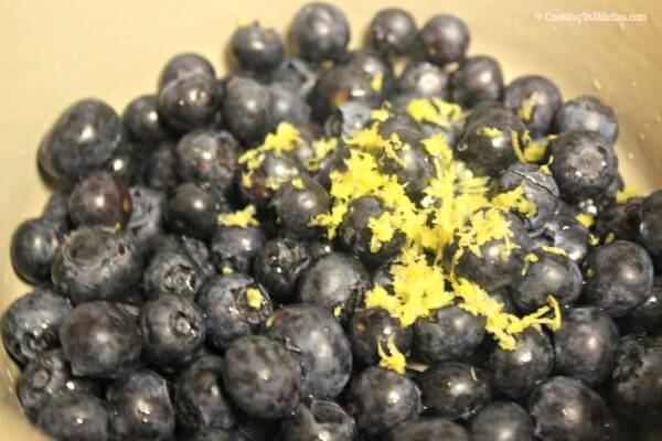 Easy Blueberry Sauce - Fresh Blueberries and Lemon | Cooking In Stilettos