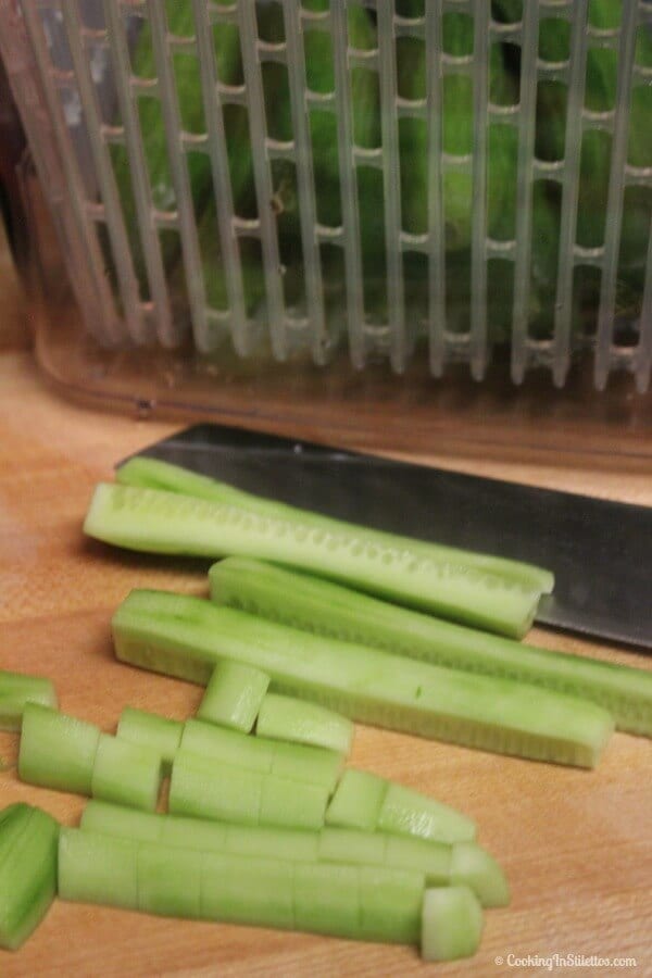 Fresh Cucumber Salad - Fresh Baby Cucumbers | CookingInStilettos.com