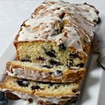 Blueberries and Cream Quick Bread | CookingInStilettos.com