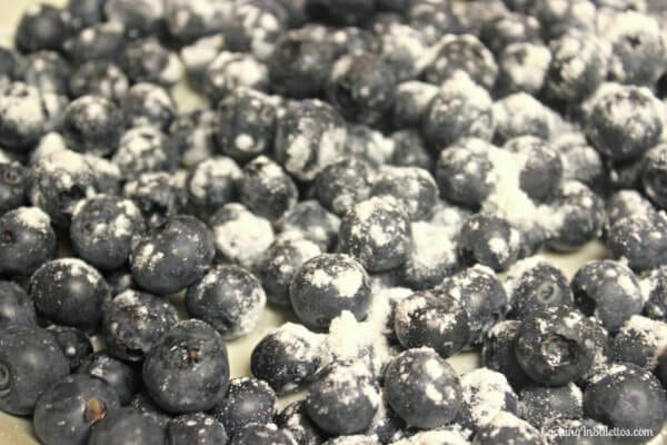 Blueberries and Cream Quick Bread - Blueberries | CookingInStilettos.com