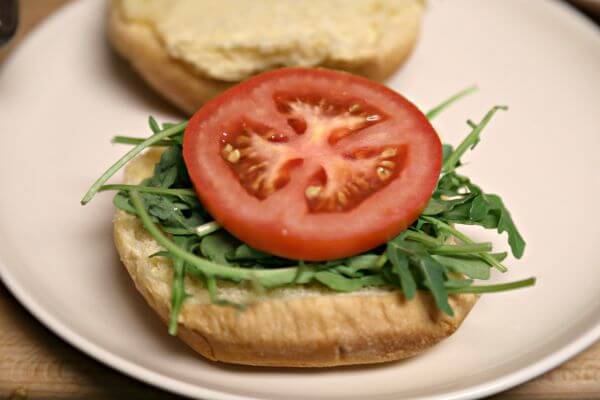 BBQ Pulled Chicken BLT Sandwich - the "LT" aka Arugula and Tomato | Cooking In Stilettos