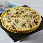Smoky Pancetta Quiche | CookingInStilettos.com