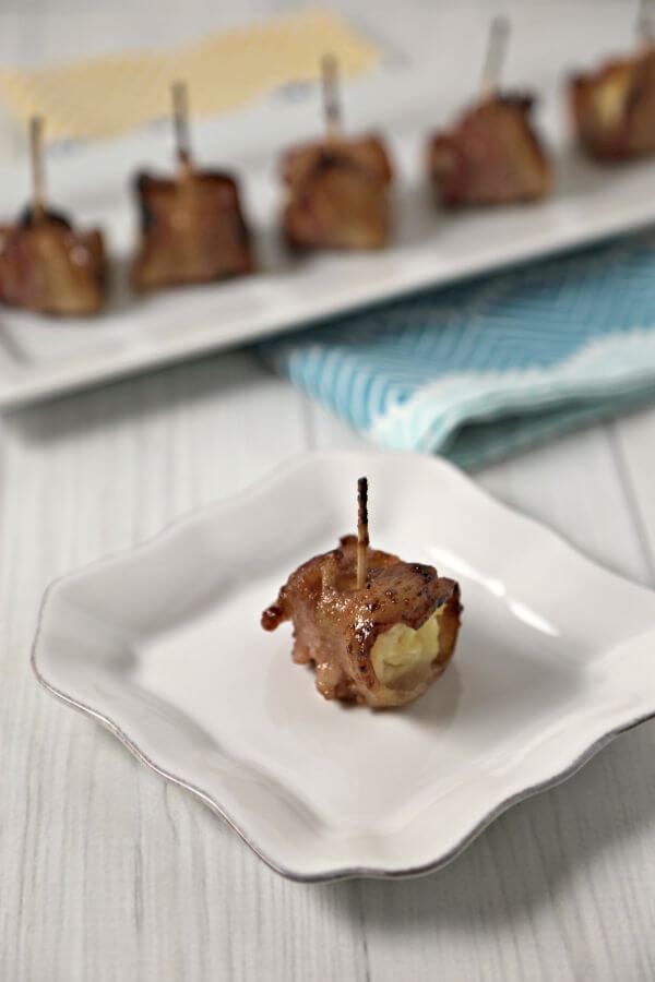 Bacon Wrapped Pineapple Bites | Cooking In Stilettos