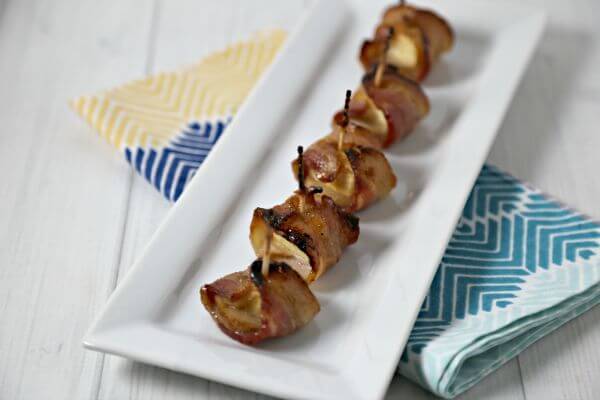 Bacon Wrapped Pineapple Bites | Cooking In Stilettos