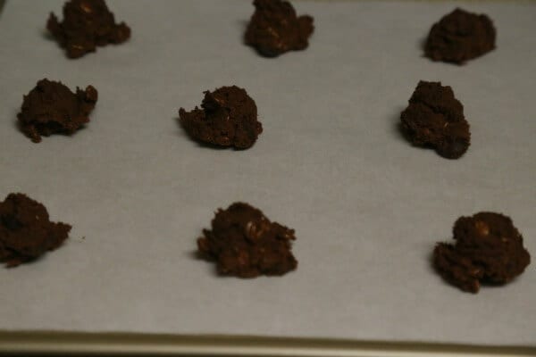 Dark Chocolate Oatmeal Cookies - Ready for the Oven | Cooking In Stilettos