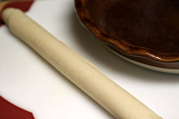 Chocolate Bourbon Pecan Pie - Pie Crust | CookingInStilettos.com
