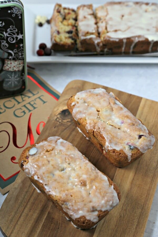 Double Chocolate Cranberry Bread | CookingInStilettos.com