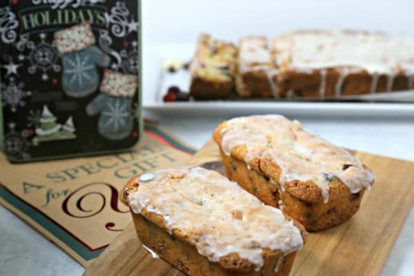 Double Chocolate Cranberry Bread | CookingInStilettos.com