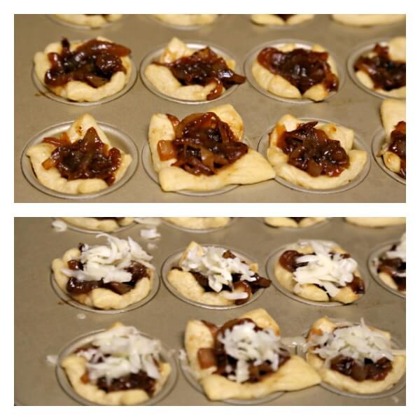 French Onion Bites - Assembly | CookingInStilettos.com