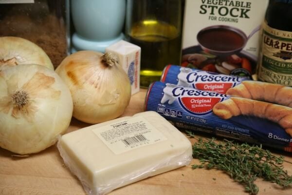 French Onion Bites - Ingredients | CookingInStilettos.com