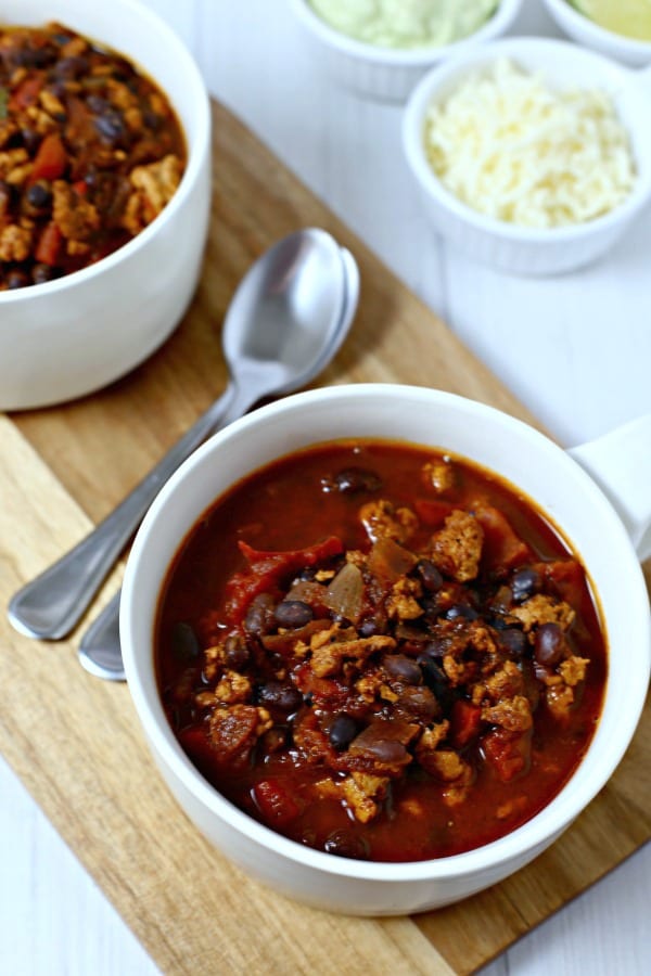 Baja Chicken Chili | CookingInStilettos.com