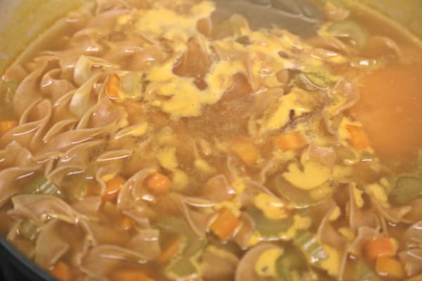 Lemon Chicken Noodle Soup - Time to Simmer | CookingInStilettos.com